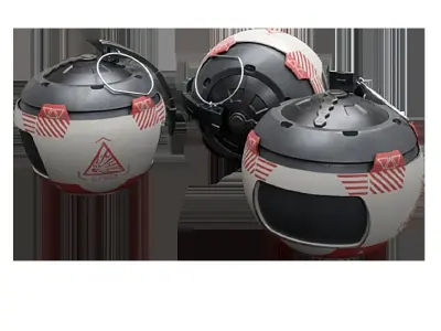 GRENADE SCIFI Low-poly 3D model purchase