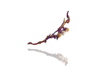 Goddess Bow Low-poly 3D model