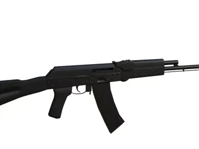 ak 74 Low-poly 3D model