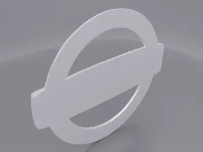 Nissan logo  3D model