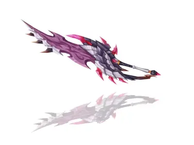 Demon Lord Sword Low-poly 3D model