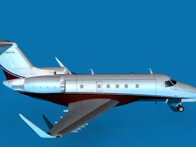 Embraer Praetor 500 V02 3D model