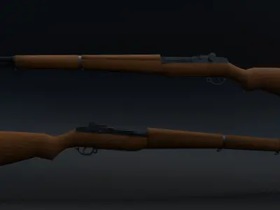M1 Garand  Low-poly 3D model