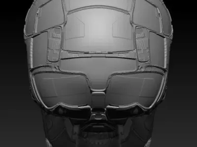 Mech Skull 3D model