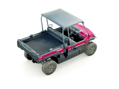 2022 Kawasaki Mule PRO-FX Low-poly 3D model