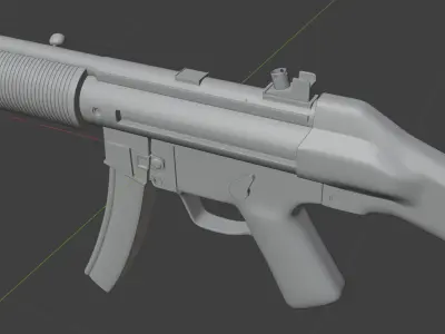 3d model of mp5 3D model