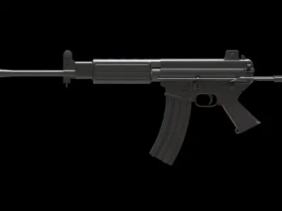 Daewoo K1 Low Poly Low-poly 3D model