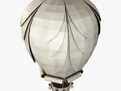 Hot Air Balloon Paper v 1 3D model
