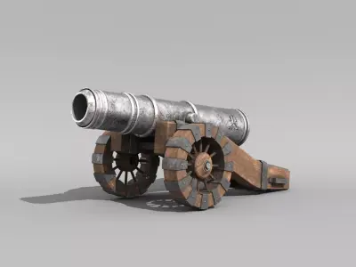 Pirate Cannon 3D model purchase
