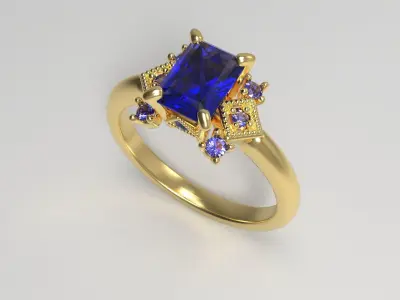 Antique Ring  3D print model