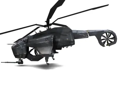 Combine Helicopter - Hunter-Chopper 3D model