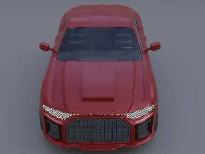 Generic Muscle car mark 2 3D model