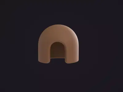 Mud Hut 3D model