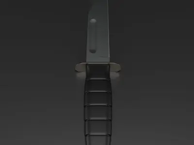 Fighting Utility Knife 3D model