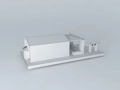 Church house Free 3D model purchase