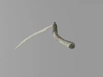 Scythe Low-poly 3D model purchase