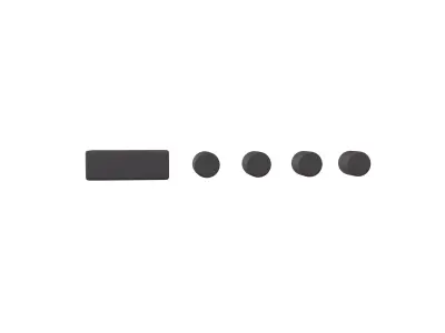 Morse Code 6 v1 001 Low-poly 3D model