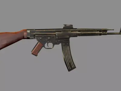 STG 44 Sturmgewehr stg44 Low-poly 3D Model Low-poly 3D model