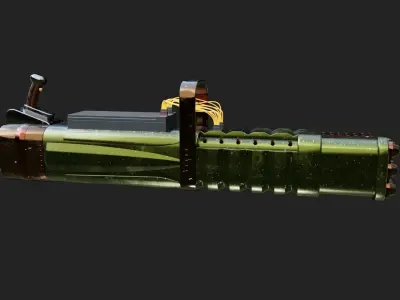 Laser Gun 3D model buy