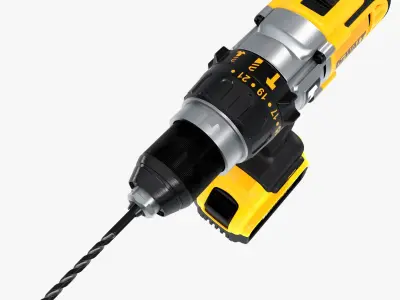 Cordless Drill 3D model 3