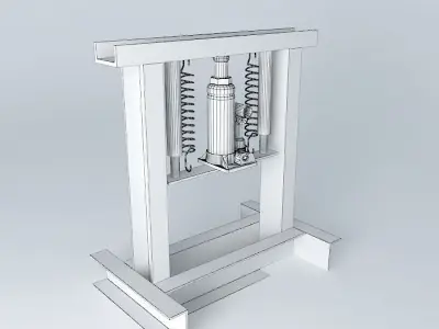 Press machine Free 3D model