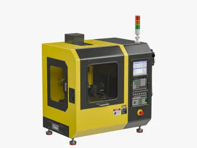 Tabletop Lathe 5 3D model