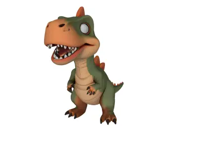 Dinosaur 3D model 4