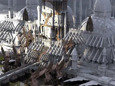 White Palace Emperors city 2 3D model