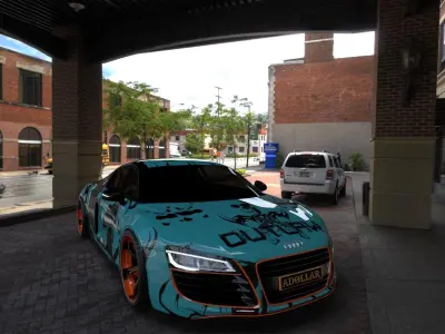 Audi R8  V10 Free 3D model