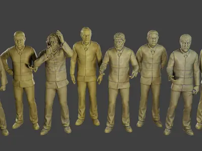 Male Security reflective vest MSRV Pack1