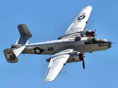 North American B-25 Mitchell 3D model 2