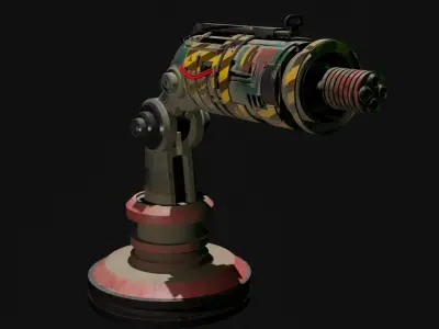 Machine Gun 3D model purchase