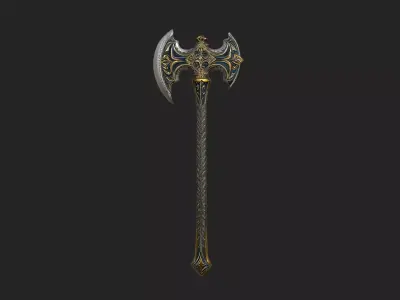 axe 3D Model 007 Low-poly 3D model