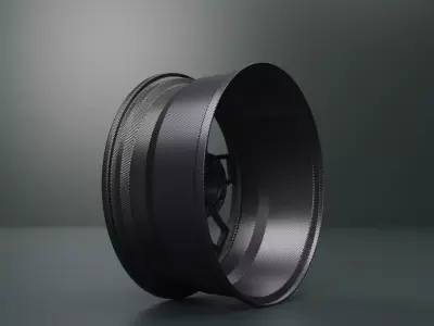 Rims part grey style carbon  3D model