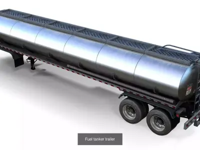 Semitrailers collection  3D Model Pack