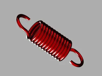 NX Spring Free 3D model