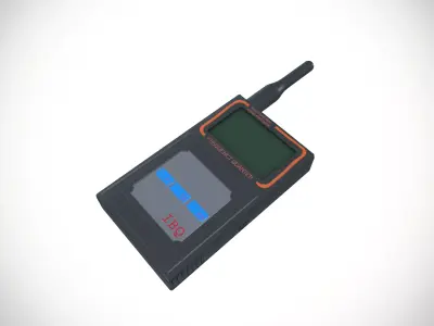 Frequency Meter Low-poly 3D model