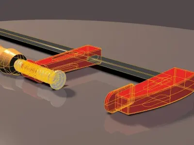 Red Press Free 3D model