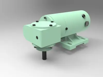 PMDC Motor Free 3D model