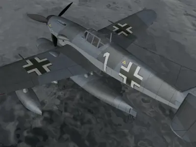 Messerschmitt Bf-109W-2 3D model