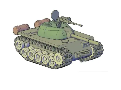 TANK T57 3D print model