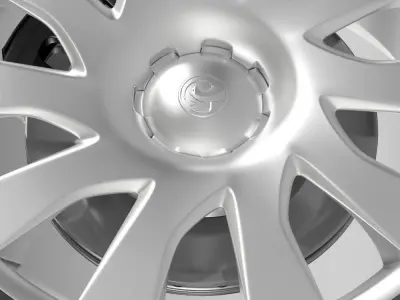 Vauxhall Vivaro Van wheel 2015 3D model