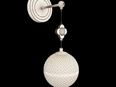 LUARA WALL I Low-poly 3D model