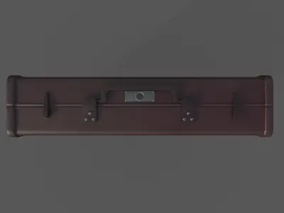 Low Poly Valise briefcase Low-poly 3D model