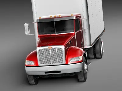 Peterbilt 337 Box 2015 3D model