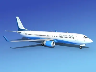Boeing 737-800 Tampa Air 3D model