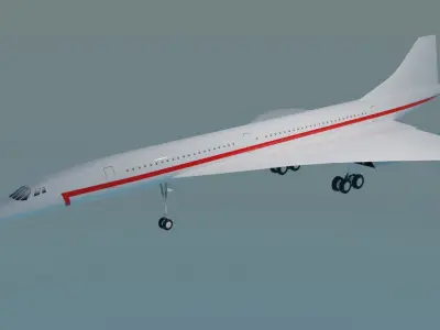 Commercial Aircraft pack 3D model