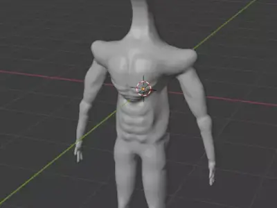 Alien Body Sculpt 3D model