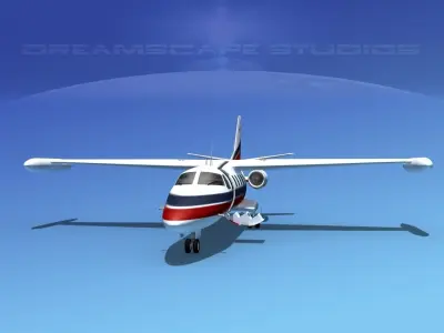 Dreamscape AT-48 Jet Executive V06 3D model