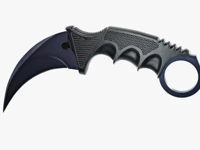 Karambit Knife 3D model 3
